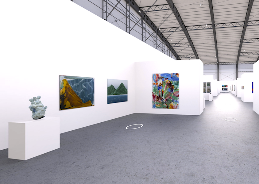 Josef Filipp Galerie, Art Week Luxembourg 2020, Virtual Booth /Screenshot 

